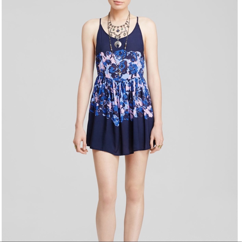 Free People Floral Slip Dress